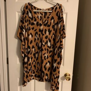 Cheetah Print Top/Dress